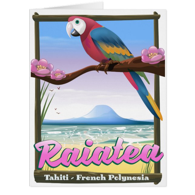 ライアテア ソサエティ諸島 タヒチ フランス領ポリネシア (正面)