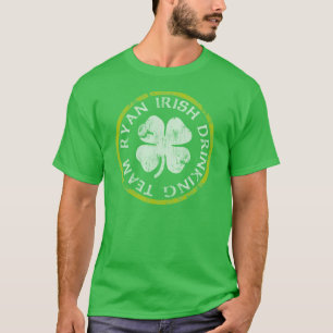 ライアンのアイルランドの飲むチーム Tシャツ