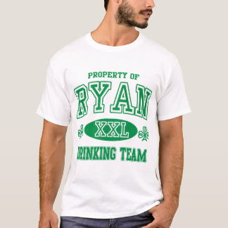 ライアンのアイルランドの飲むチーム Tシャツ