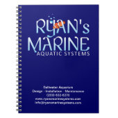 ライアンの海洋のノート ノートブック (正面)