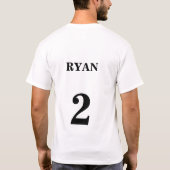 ライアンの第2誕生日 Tシャツ (裏面)