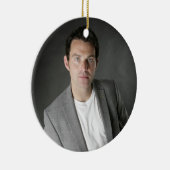 ライアンケリー音楽-オーナメント-灰色 セラミックオーナメント (右)