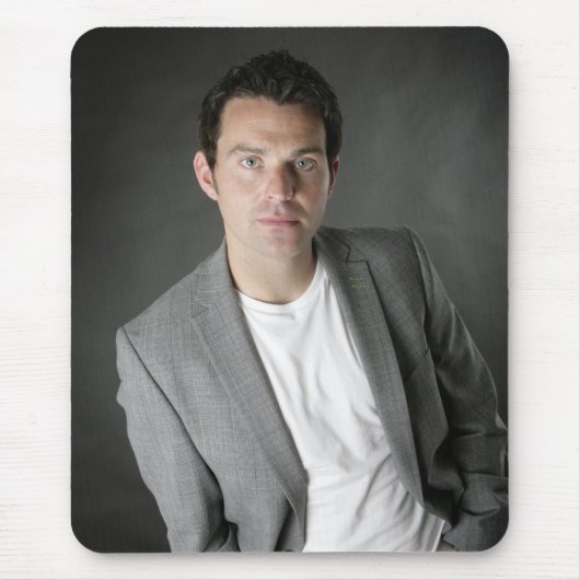 ライアンケリー音楽-マウスパッド-灰色 マウスパッド (正面)