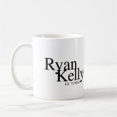 ライアンケリー音楽-マグ-緑の木 コーヒーマグカップ (左)