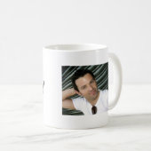 ライアンケリー音楽-ロゴのマグ-緑 コーヒーマグカップ (正面右)