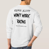 ライアンスコットのSIGシリーズbmxのワイシャツを働かせません Tシャツ (裏面)