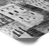 ライアンズの街の港の景色 ポスター (角)