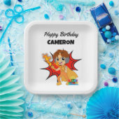 ライアンズワールド誕生日 ペーパープレート (パーティー)