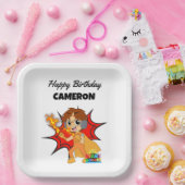 ライアンズワールド誕生日 ペーパープレート (パーティー)