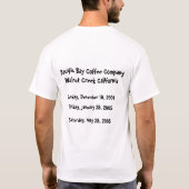 ライアン旅行のワイシャツ1 Tシャツ (裏面)