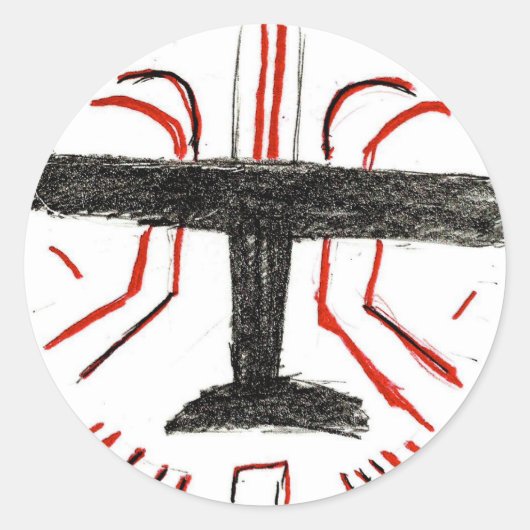 ライアン：サークルステッカー ラウンドシール (正面)