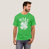 ライアン – 家族の名前マッチングSt. Patrick's Day Iris Tシャツ (正面フル)