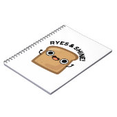 ライエ アンド シャイン 面白いパンジョーク ノートブック (左側)