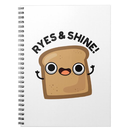 ライエ アンド シャイン 面白いパンジョーク ノートブック (正面)