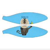 ライオおもしろいンテイルマカクのサル漫画 ミニバスケットボール (パネル)