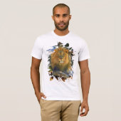ライオのまわりにンTシャツ Tシャツ (正面フル)