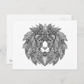 ライオインスパイアンヘッド4 ポストカード (正面/裏面)