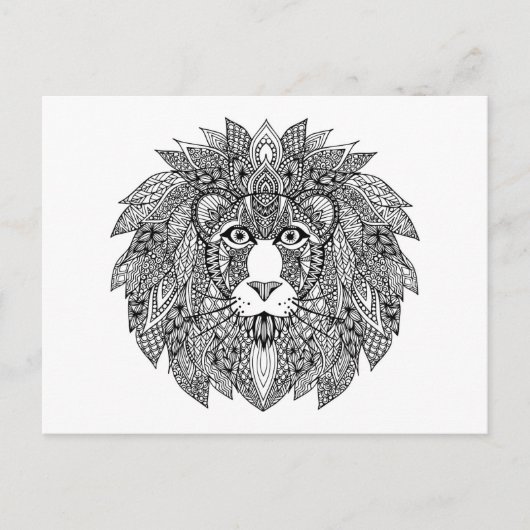 ライオインスパイアンヘッド4 ポストカード (正面)