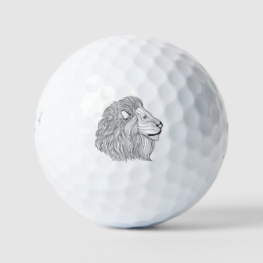 ライオインスパイアンヘッド5 ゴルフボール (正面)