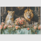 ライオエレガントンカップルバラフローラ結婚ズ 薄葉紙 (正面)