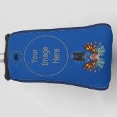 ライオカラフルフィッシュモノグラム ゴルフヘッドカバー (正面)