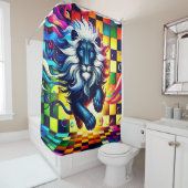 ライオカラフルンデザイン シャワーカーテン (インサイチュ)
