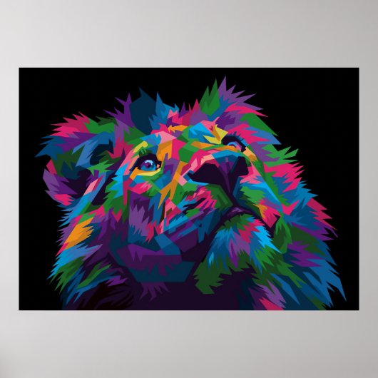 ライオカラフルンヘッド ポスター (正面)