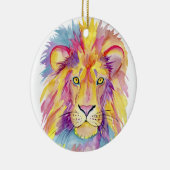ライオカラフルンポートレート セラミックオーナメント (右)