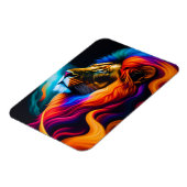 ライオカラフルン顔アート マグネット (左側)