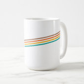 ライオカラフルン顔鮮やか- 芸術的 コーヒーマグカップ (正面右)