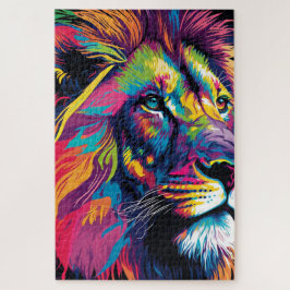 ライオカラフルン20インチ* 30インチパズル、1014個 ジグソーパズル