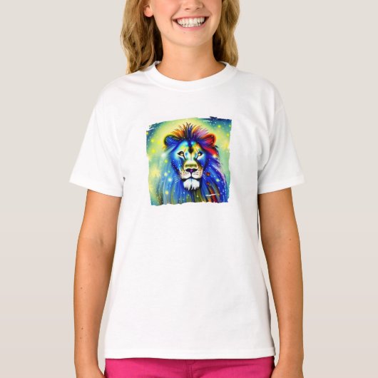 ライオカラフルンTシャツ Tシャツ (正面)