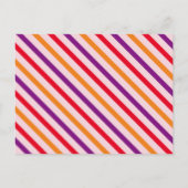 ライオクールンピンクの子供の誕生日パーティー インビテーションポストカード (裏面)