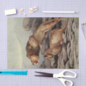 ライオクールン愛好家はクラフト愛好家を切り離す 薄葉紙 (クラフト)