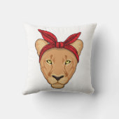 ライオネスとバンダナ クッション (裏面)