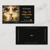 ライオネスアンドイーグルズストロングことわざ 名刺 (正面/裏面)