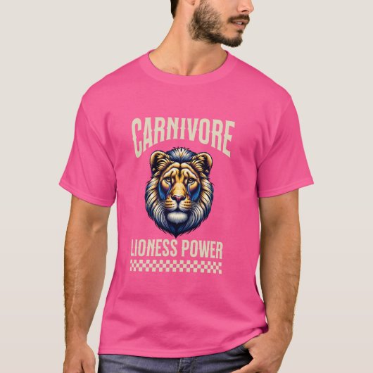 ライオネスゼロカーブライオンダイエットカーニヴォア Tシャツ (正面)