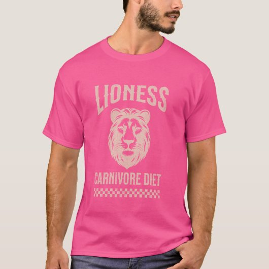 ライオネスゼロカーブライオンダイエットカーニヴォア Tシャツ (正面)
