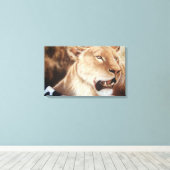 ライオネス・オン・ザ・キル キャンバスプリント (インサイチュ (ウッドフロア))