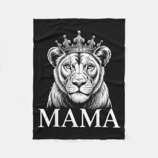 ライオネス・ママ ライオン 動物 ライオネスの女性 ライオネス フリースブランケット