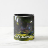 ライオネルのモーニングティーパーソナライズされたカスタマイズ マグカップ (中央)