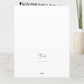 ライオパーソナライズされたンアダルトカラーリンググリーティングカード カード (裏面)