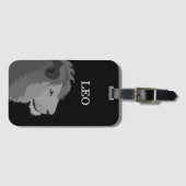 ライオパーソナライズされたン動物野生動物レオ〔占星術の〕十二宮図標識 ラゲッジタグ (正面横)