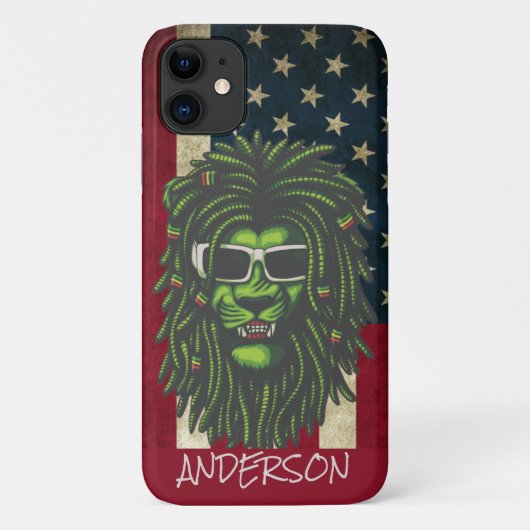 ライオパーソナライズされたン Case-Mate iPhoneケース (裏面)