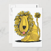 ライオフレンドリーン ポストカード (正面/裏面)