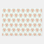 ライオンあなたは勇敢なラッピング紙シート ラッピングペーパーシート (正面3)