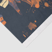 ライオンおよびアメリカ国旗 薄葉紙 (詳細)