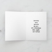 ライオンおよび子ヒツジのキャンディ・ケーンメーカー シーズンカード (内部)