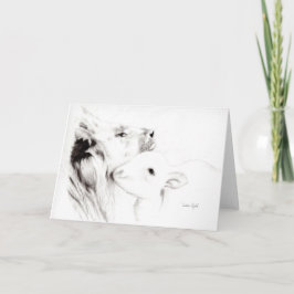 ライオンおよび子ヒツジ カード