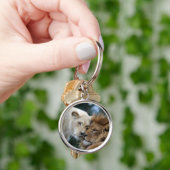 ライオンおよび雌ジシ キーホルダー (手)